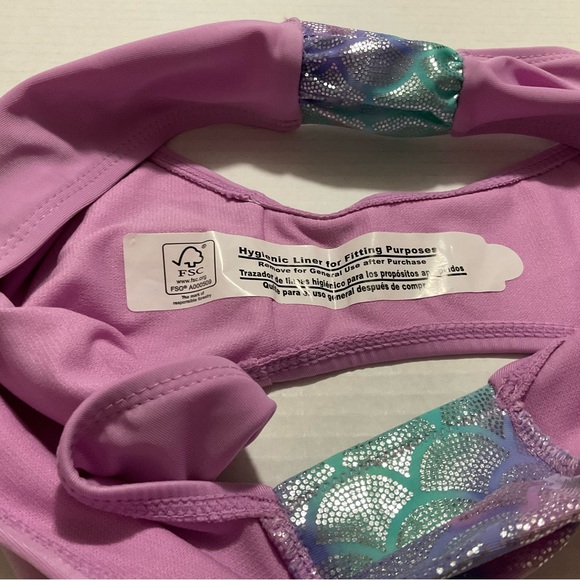 Wonder Nation Girl 2 Piece Bikini Swim Suit - Picture 5 of 7